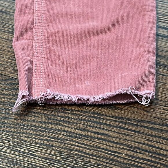 We The Free Dusty Rose Raw Hem Corduroys - Size 27 - Picture 6 of 8